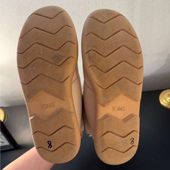 Toms Women’s Alpargata Mallow Puffer‎ Beige Booties Size 8 - Picture 7 of 8